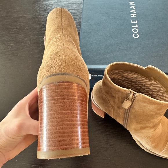 Cole Haan Foster Lug Sole Bootie in light brown - Picture 7 of 8